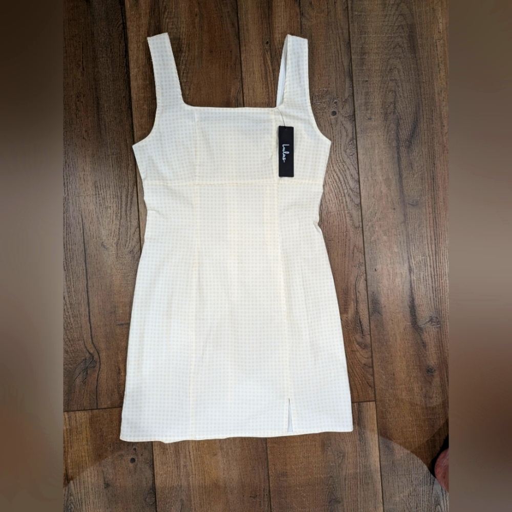 Lulu's Gingham Mini Dress Sz S